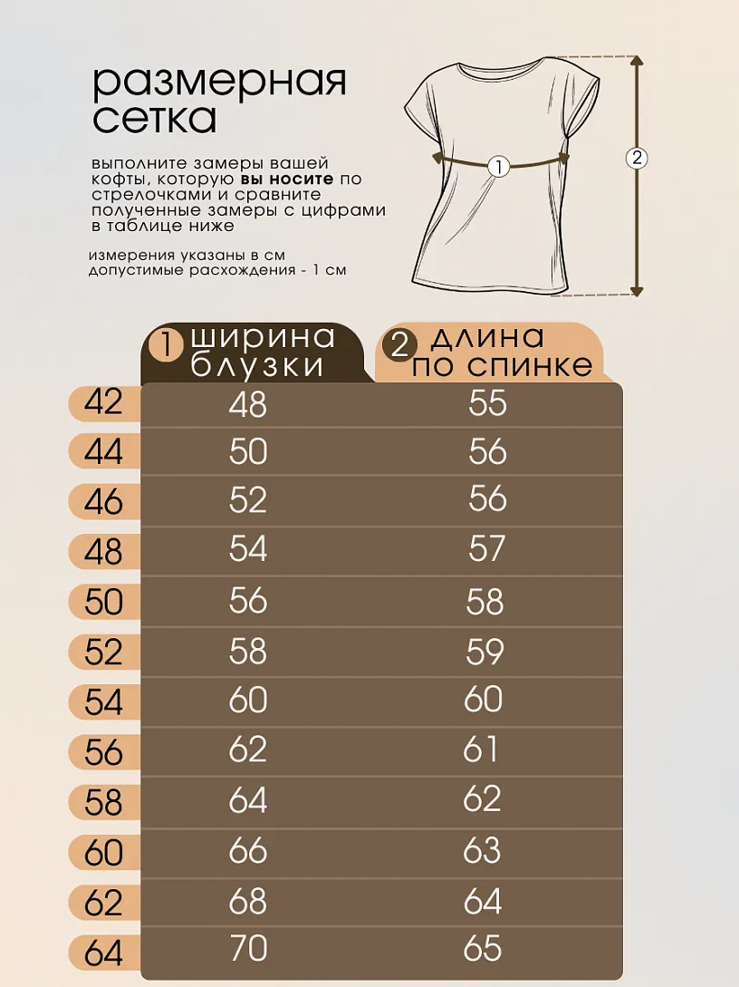 Блуза "Base" О17/бело-зеленый